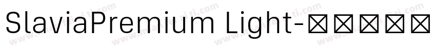 SlaviaPremium Light字体转换
